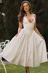 Vestido sin mangas floral con cuello en V estilo Hepburn francés — foto 23