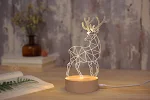 Relaxing 3D night light creates a magical ambiance with incredible visual effects for bedrooms. Perfect decorative light — photo 3