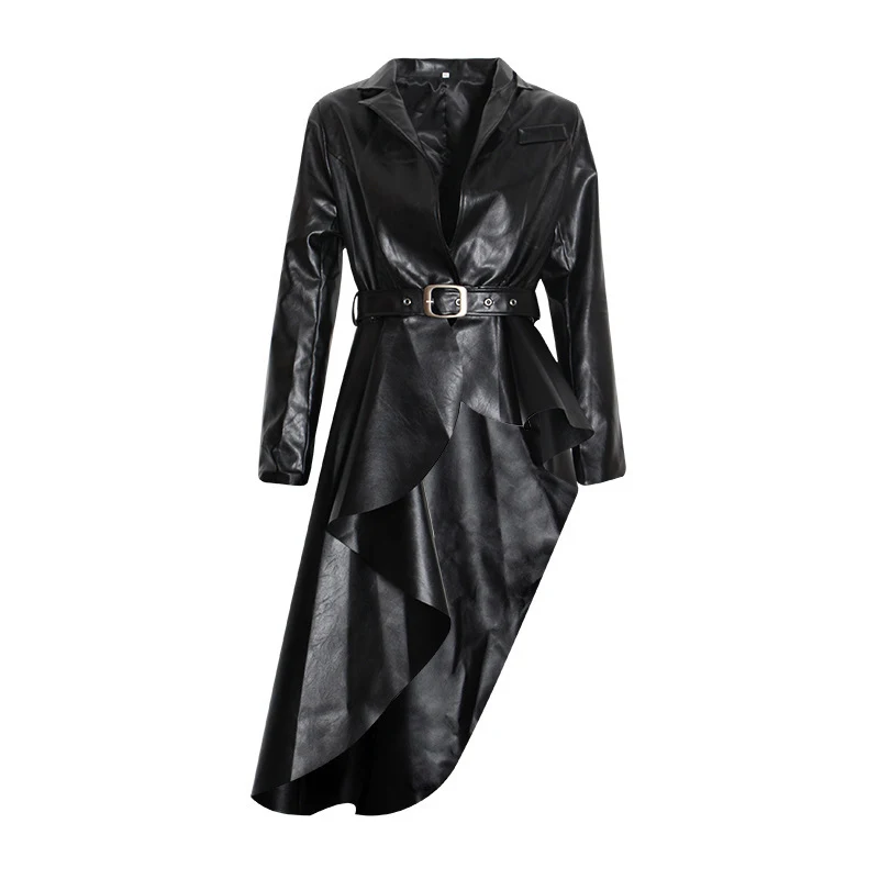 Title 6, Womens fashion PU leather jacket, featuring a ...