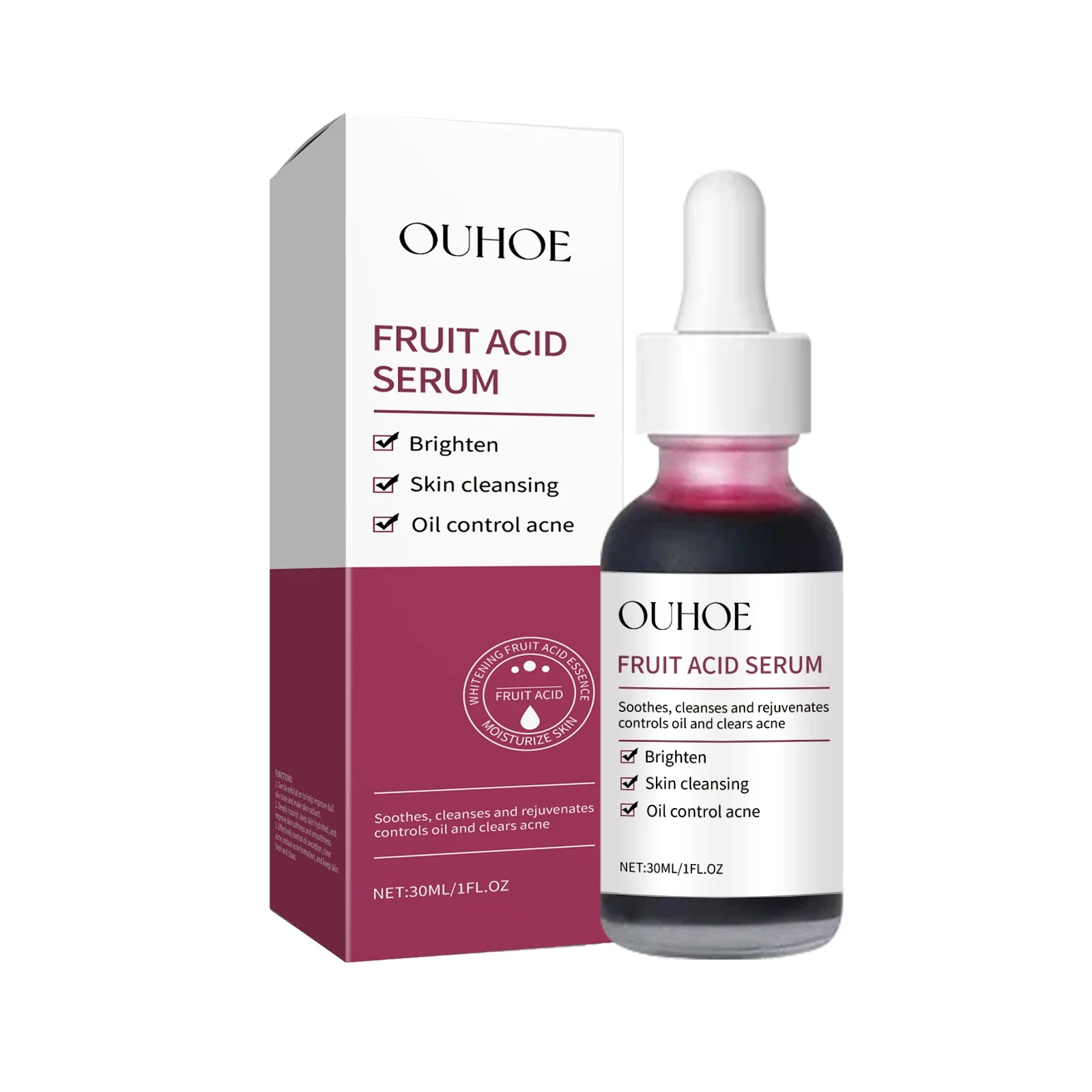Solución Limpiadora con Ácidos de Frutas Limpia Profundamente Revelando una Piel Radiante Exfoliación Suave y Efectiva para un Cutis Fresco y Luminoso — foto 1
