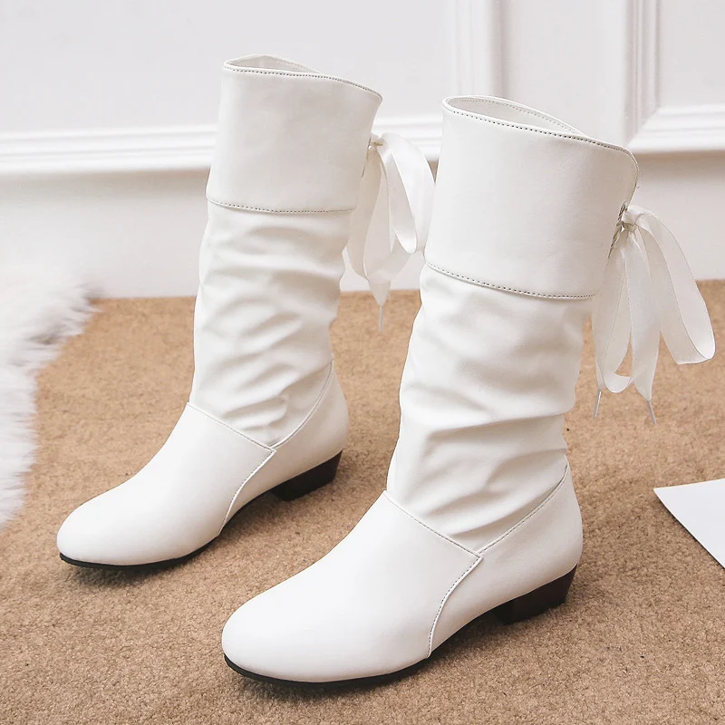 Title 13, Student Knight Low Heel Round Head Slingback Mi...