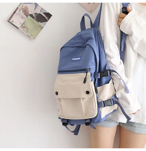 Title 8, Japanese Tooling Color-Blocking Backpack for st...
