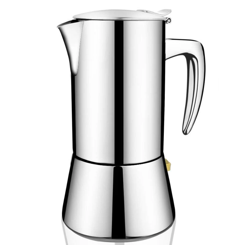 Stainless steel coffee pot for delicious coffee. Brew flavorful coffee with this durable and easy-to-clean coffee pot, p — photo 4
