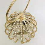 Hollow diamond ball bag evening bag – the perfect handbag for dinners and special events. Elegant design, ideal for any — photo 4