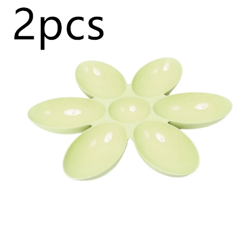 Title 6, Petal Shaped Shallow Mouth Multi-Rice Cat Bowl,...