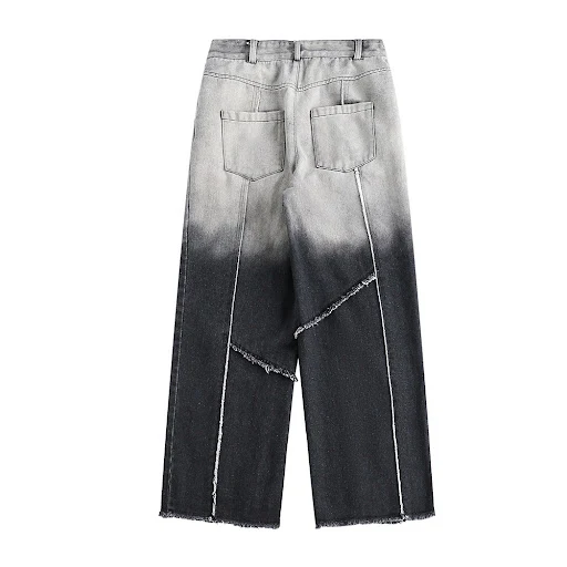 Title 21, Gradient Denim Overall Suit for Men and Women S...