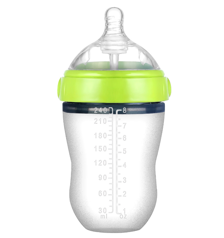 Mamadeira com colher para bebês. Facilita a alimentação, ideal para papinhas e líquidos. Sem BPA. Perfeita para passeios e viagens. — foto 12