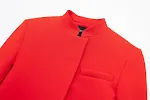 Completo Corto da Donna Rosso con Collo Alto, Vestibilità Slim, Elegante e alla Moda, Perfetto per un Look Raffinato e Femminile. — foto 10