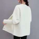 Round Neck White