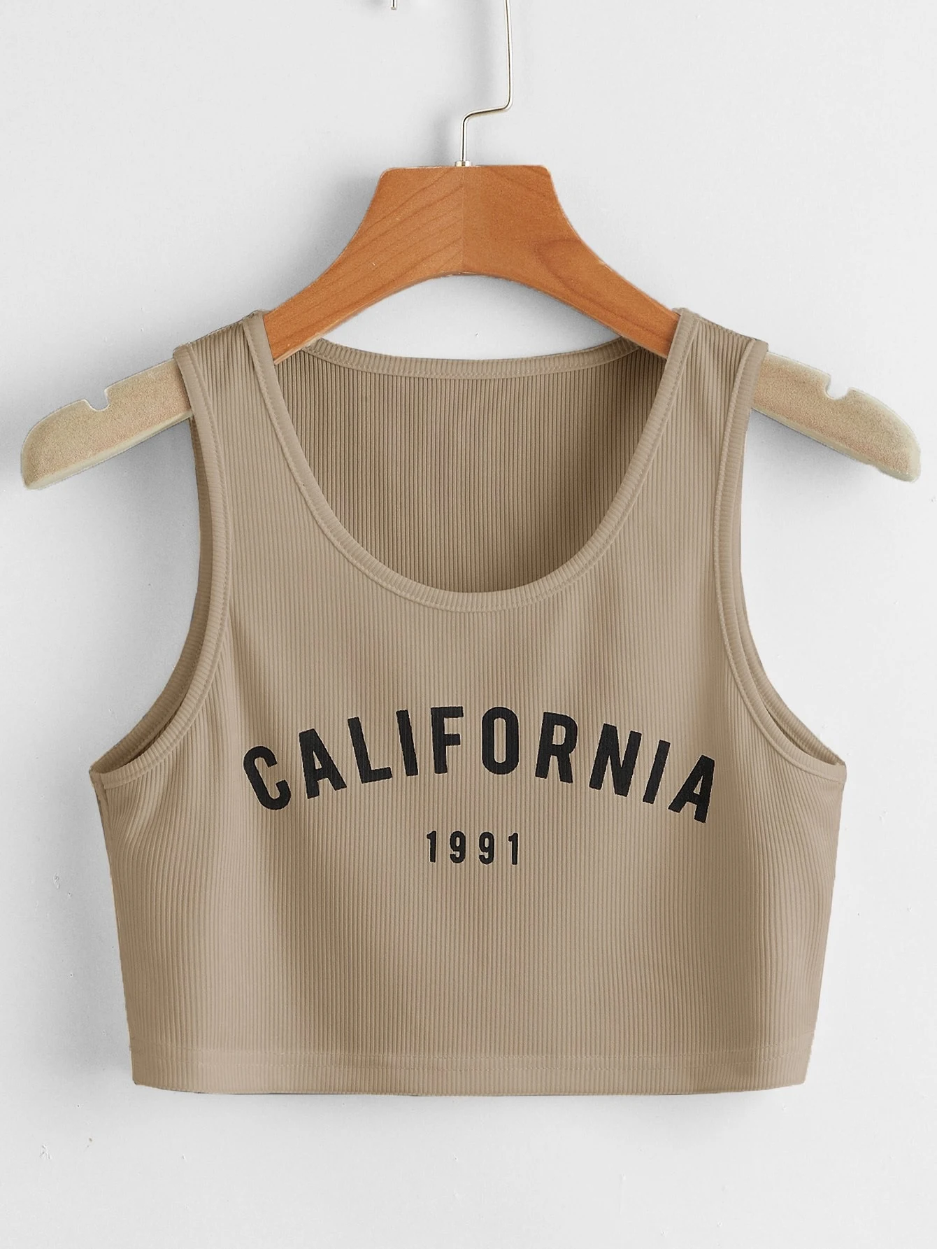 Women's Summer European and American Sports Style Sleeveless Vest with Letters, Slim Fit, Round Neck, and Shoulder Strap — photo 11