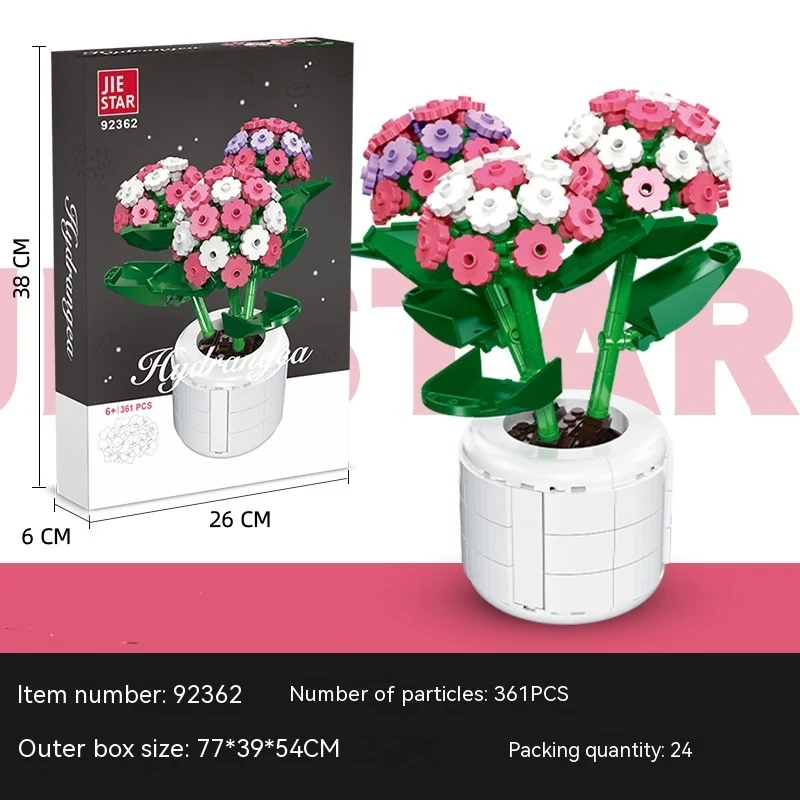 Bonsai Building Blocks Flower Office Creative Desktop Decoration Build your own tranquil bonsai and enhance your workspa — photo 8