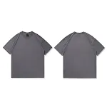 Effen BASIC Oversized Katoenen T-shirt voor Ultiem Comfort. Ervaar de casual stijl en de zachte kwaliteit van dit essentiële T-shirt, perfect voor dagelijks gebruik. — foto 11