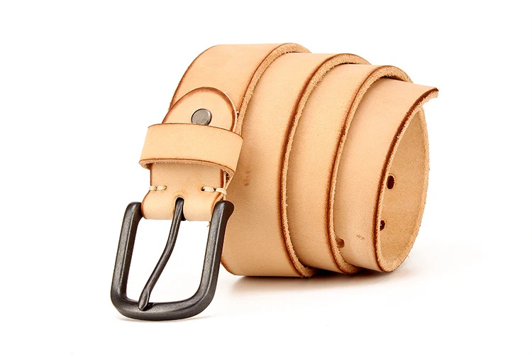 Title 10, Mens leather pin buckle belt
