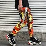 Orange Camouflage