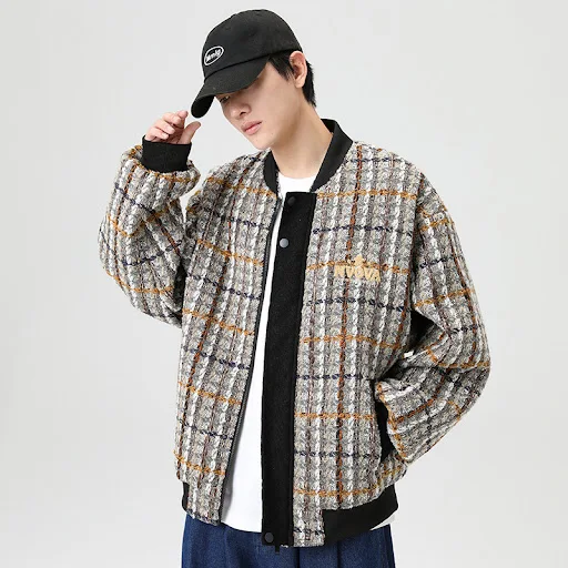 Title 2, Embroidered Street Cardigan Couple Jacket Tops,...
