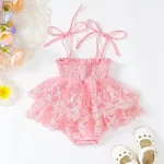 Vestido Infantil Princesa com Renda e Costura – Ideal para Festas, Macio e Confortável, Design Elegante e Encantador para as Pequenas. — foto 4
