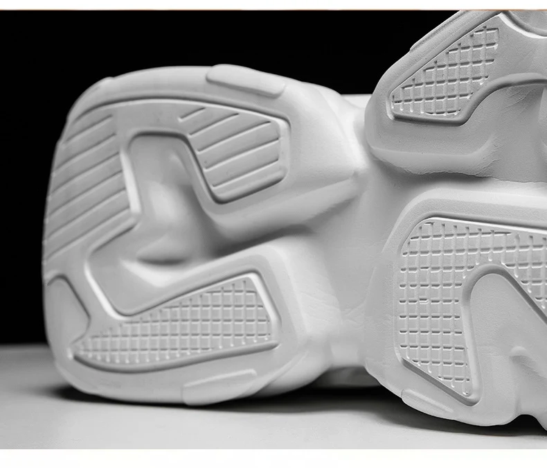 Erkek Koşu Sneakers Platform Günlük Baba Ayakkabısı, koşu ve günlük kullanım için rahat ve şık ayakkabılar. — Fotoğraf 18