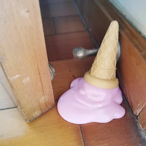 Title 7, Tope de puerta de silicona con forma de helado ...