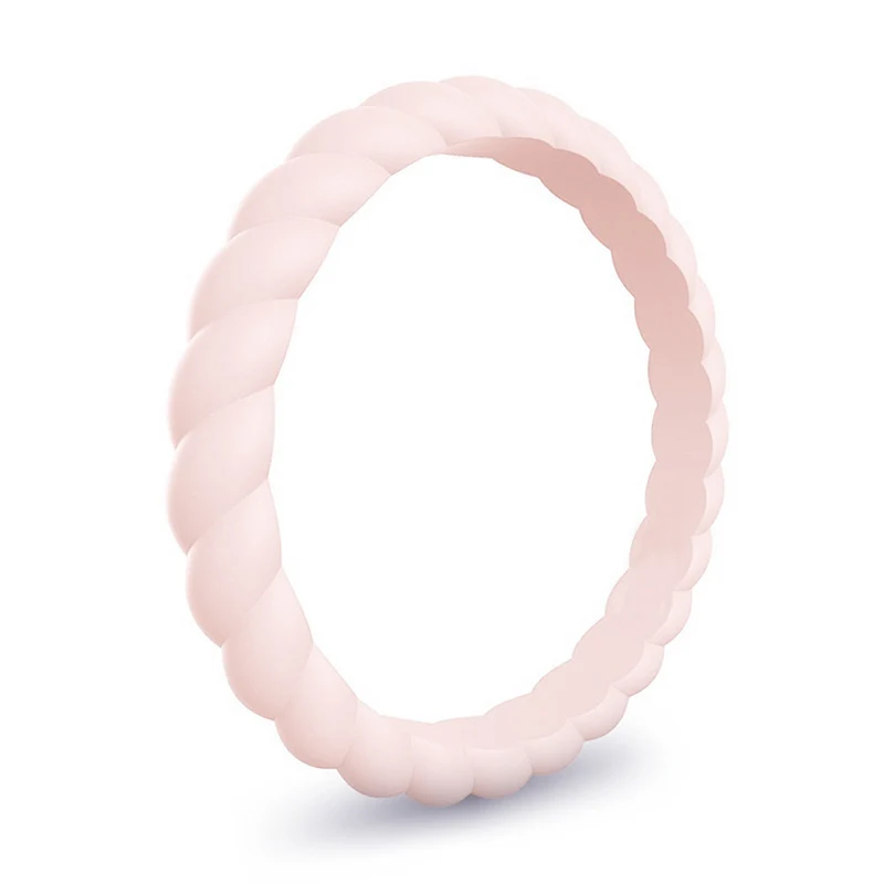 Anel de silicone Twist feminino com design giratório proporciona estimulação intensa, flexível, suave e discreto para prazer íntimo. — foto 9