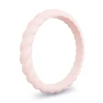 Anel de silicone Twist feminino com design giratório proporciona estimulação intensa, flexível, suave e discreto para prazer íntimo. — foto 9