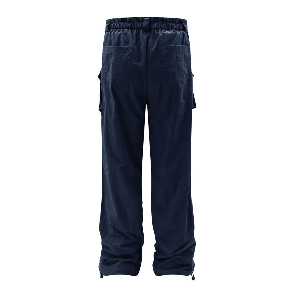 Men's Fashionable Cargo Pants Sports Drawstring Trousers Comfortable and Versatile Perfect for Sport Activities Casual W — photo 8