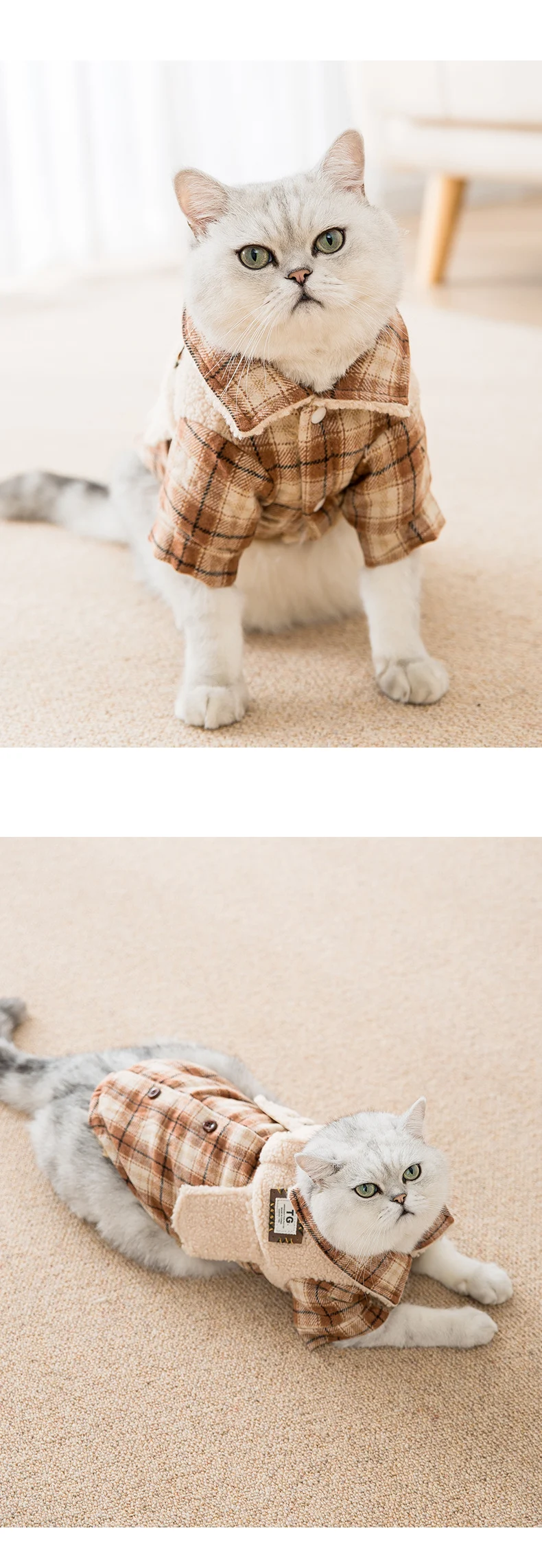 Title 1, Ropa cálida para mascotas de lana de cordero