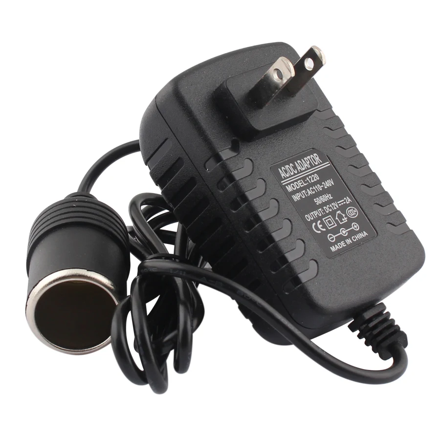 Title 5, 220V to 12V Car Cigarette Lighter Adapter. Powe...