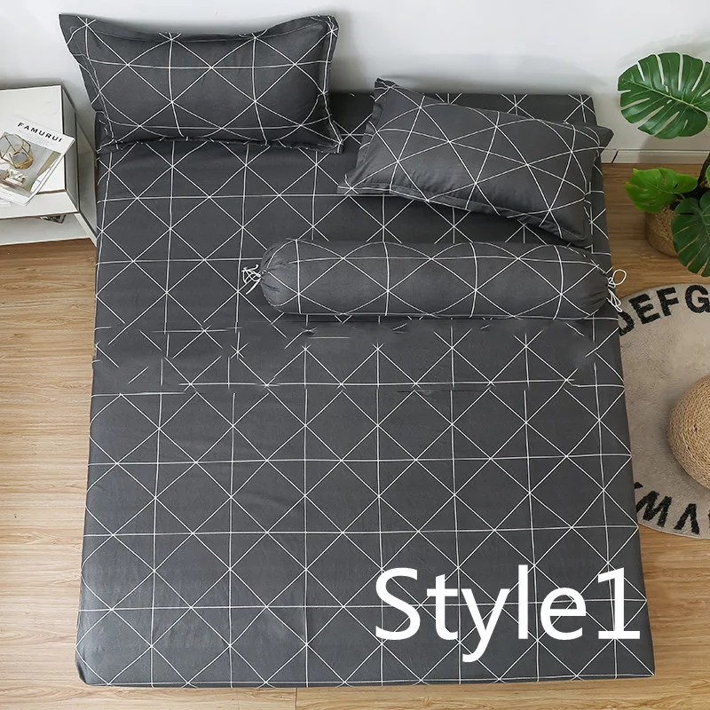 Conjunto de roupa de cama para cama de solteiro com protetor de colchão, lençóis e capa para colchão solteiro. Conforto e proteção. — foto 9