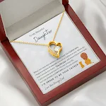 Colar feminino simples com corações, um acessório de moda que adiciona um toque de amor e sofisticação discreta a qualquer look. — foto 12