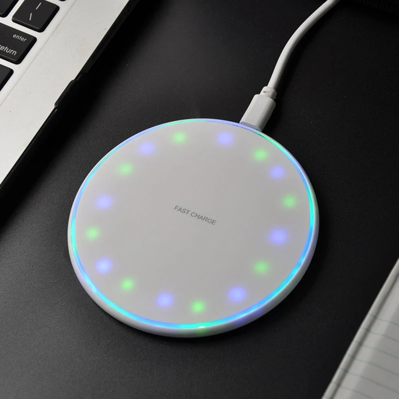Title 2, Wireless Charger Round with Indication Function...