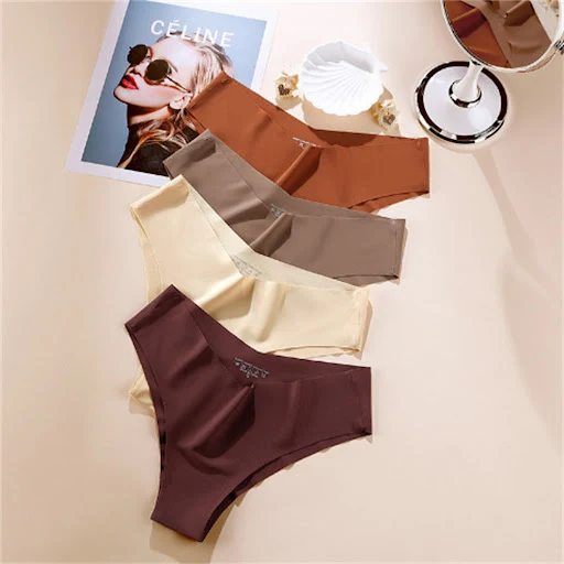 Title 6, Womens V-shaped Waistband Seamless Ice Silk Pa...