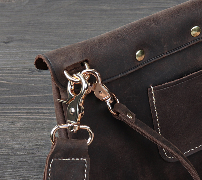 Title 9, Mens Casual Retro Handmade Cowhide Bag, a vint...