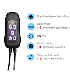 Car LED Atmosphere Lamp USB Colorful Color Changing. Center console and instrument panel decorative neon light. Enhances — photo 6