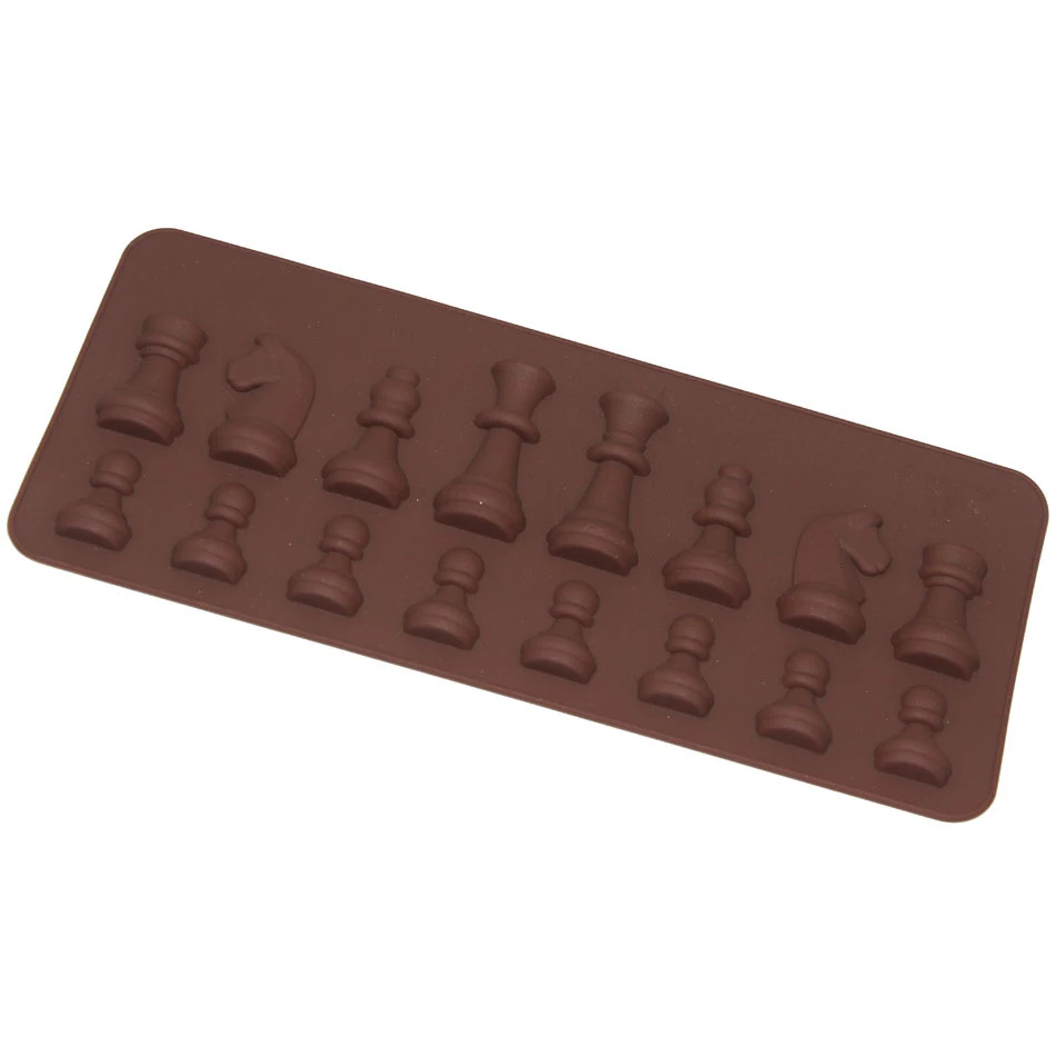 DIY Silicone Chess Chocolate Mold Baking for fun baking. Create unique chess pieces, easy to demold, perfect for chocola — photo 2