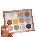 Twelve Rose Amber Eyeshadow Palette Makeup. Create captivating eye looks with beautiful amber shades. Long-lasting and v — photo 5
