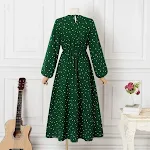 Women's Casual Loose Heart Shape Printed Dress — photo 109