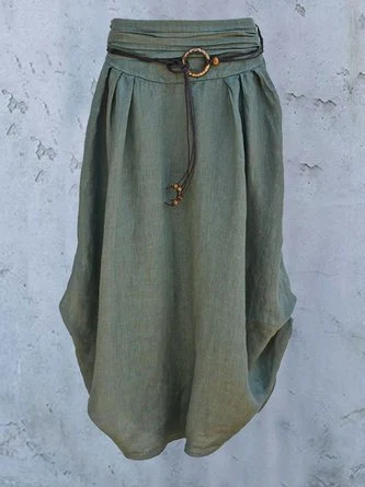 Loose Retro Print Map Skirt Spring and Summer New. Embrace comfort and style this season. Perfect for a fresh and breezy — photo 1