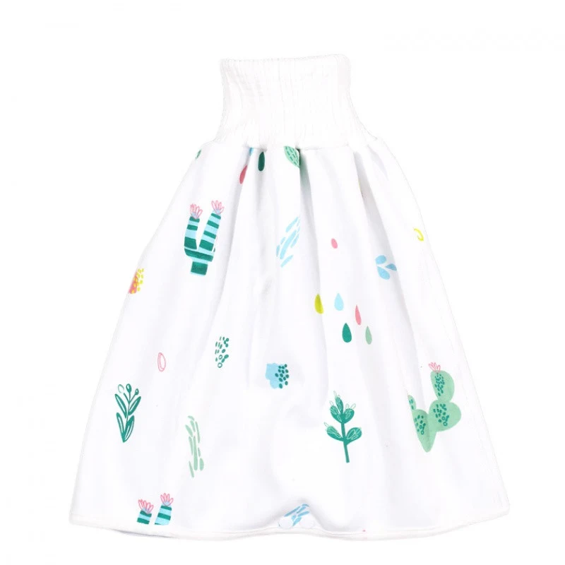 Saia de fralda para bebê protege a roupa e mantém o bebê seco e confortável. Impermeável e reutilizável. Ideal para o desfralde. — foto 1