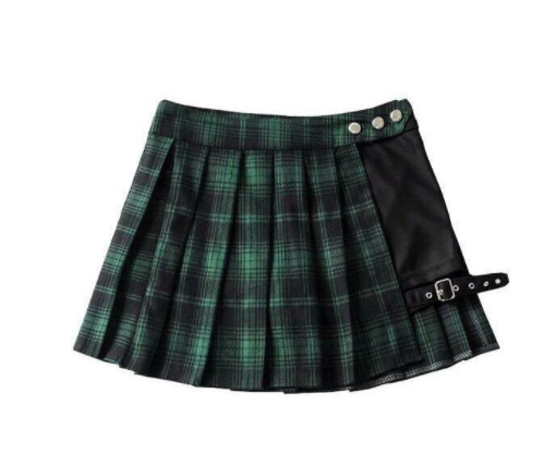 Women's plaid skirt for summer work clothes, cool girl style, a tactical skirt offering comfort, style, and a fresh feel — photo 2