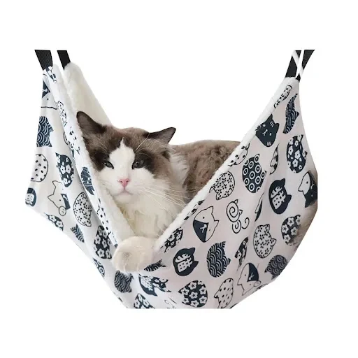 Pet Rabbit Cat Hammock Cotton Dog mat Mouse Ferrets Guinea Pig Hanging Bed Rodents Hamster Hammock Puppy Products Pets S — photo 2