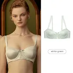 White green onepiece bra