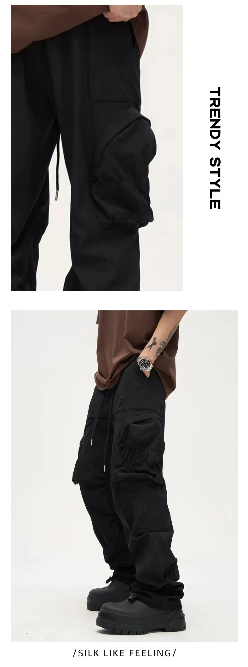 Title 2, High Street Mens Three-dimensional Pocket Stra...