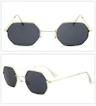 Gold frame black film
