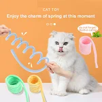 Pet Products Cat Toys Plush Spring Soft Short Plush Toys Cat Spring Toy Home Funny Cat Toy Cute Lightweight Kids Adult P — photo 5