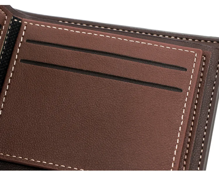 Title 13, Embossed TPU Mens Short Wallet with Multiple C...