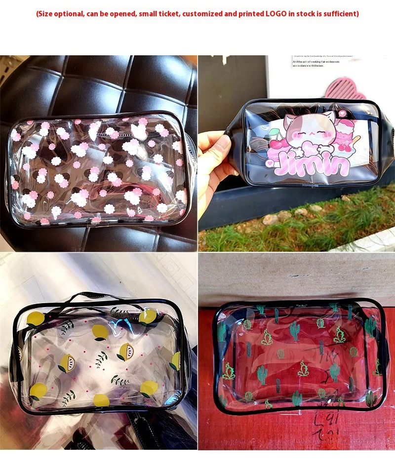 Title 7, PVC Transparent Bags Multifunctional Cosmetic T...