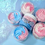 Esfoliante de Banho Latte Art Coco e Manga 200g Frosted para Limpeza e Hidratação, com Cores Misturadas e Aroma Tropical. — foto 4