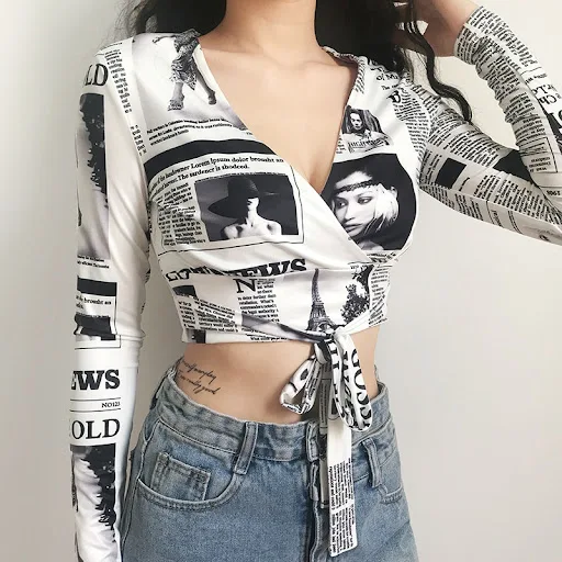 Title 4, Womens camouflage cardigan with exposed navel ...