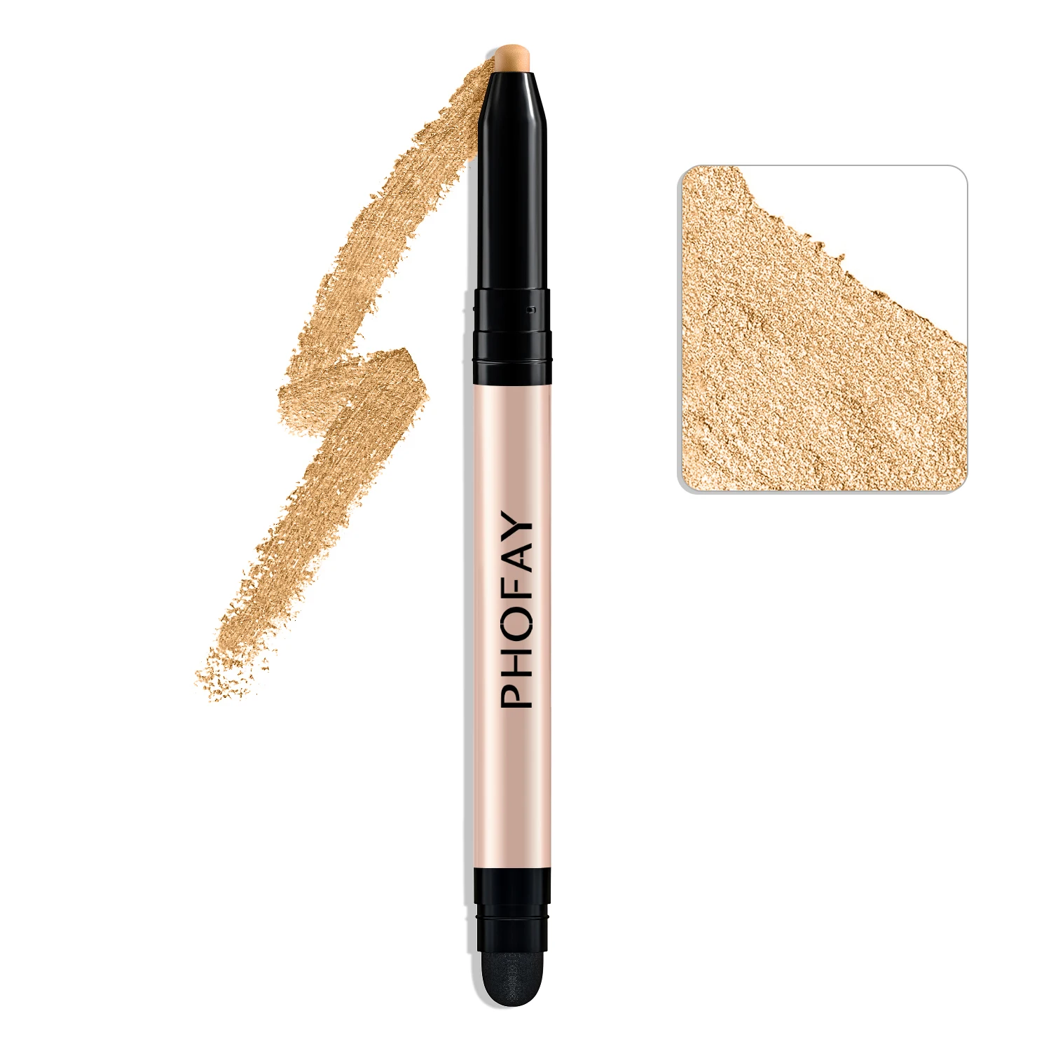 PHOFAY Eyeshadow Stick Easy and quick eyeshadow stick application, long lasting wear, high pigmentation for a flawless e — photo 3