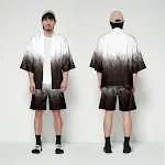 Comercio exterior Tamaño grande Manga de siete puntos Tang Tang Suit Literario Japonés Japonés Estilo Cardigan Camiseta Kimon — foto 6